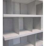 Weiße Moderne Tojo Bücherregale aus Holz Breite 0-50cm, Höhe 0-50cm, Tiefe 0-50cm 