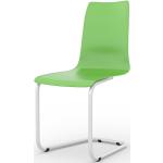 Reduzierte Grüne Moderne Tojo Freischwinger Stühle aus Kunststoff Breite 0-50cm, Höhe 50-100cm, Tiefe 0-50cm 