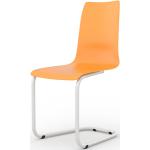 Reduzierte Orange Moderne Tojo Freischwinger Stühle aus Kunststoff Breite 0-50cm, Höhe 50-100cm, Tiefe 0-50cm 