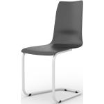 Reduzierte Schwarze Moderne Tojo Freischwinger Stühle aus Stahl Breite 0-50cm, Höhe 50-100cm, Tiefe 0-50cm 