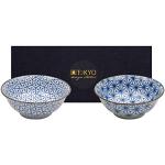 Blaue Moderne TOKYO design studio Runde Schüssel Sets & Schalen Sets aus Kristall mikrowellengeeignet 