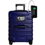 Blaue Tokyoto Luggage Hartschalen-Trolleys abschließbar M - Mittelgroß 