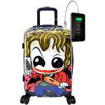 Tokyoto Luggage Handgepäck-Trolleys & Kabinentrolleys mit Reißverschluss aus Nylon abschließbar für Mädchen S - Handgepäck 