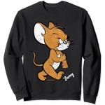 Schwarze Tom und Jerry Herrensweatshirts Größe S 