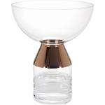 Tom Dixon - Tank Vase - transparent, Glas,Metall - 30x36x30 cm - glas (704)