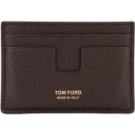 Reduzierte Braune Tom Ford Brieftaschen aus Leder für Herren 