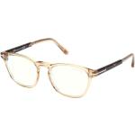 Goldene Tom Ford Brillenfassungen für Herren 