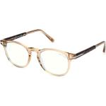 Goldene Tom Ford Brillenfassungen für Herren 