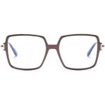 Reduzierte Braune Tom Ford Rechteckige Sonnenbrillen mit Sehstärke aus Acetat für Herren 