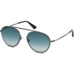 Anthrazitfarbene Tom Ford Kunststoffsonnenbrillen 