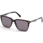 Graue Tom Ford Verspiegelte Sonnenbrillen aus Kunststoff 