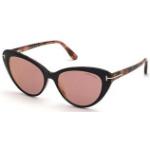 Violette Tom Ford Verspiegelte Sonnenbrillen aus Kunststoff 