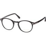 Schwarze Tom Ford Ford Runde Runde Brillen aus Kunststoff für Herren 