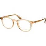 Braune Tom Ford Runde Runde Brillen aus Kunststoff für Herren 