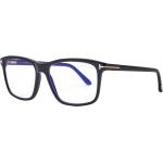 Schwarze Tom Ford Quadratische Kunststoffbrillen für Herren 