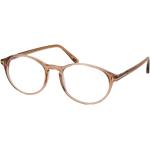 Braune Tom Ford Runde Runde Brillen aus Kunststoff für Herren 