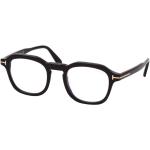Schwarze Tom Ford Quadratische Kunststoffbrillen für Herren 