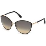 Reduzierte Goldene Tom Ford Cateye Sonnenbrillen für Damen 