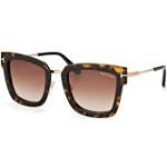 Schwarze Tom Ford Rechteckige Kunststoffsonnenbrillen für Damen 