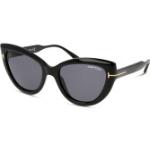 Reduzierte Schwarze Tom Ford Cateye Sonnenbrillen aus Kunststoff für Damen 