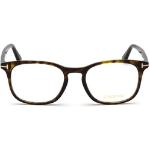 Braune Tom Ford Runde Brillen aus Kunststoff für Herren 