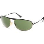 Schwarze Tom Ford Rechteckige Sonnenbrillen aus Metall für Herren 