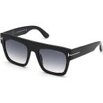 Schwarze Tom Ford Quadratische Sonnenbrillen mit Sehstärke aus Kunststoff für Damen 