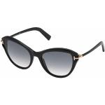 Reduzierte Schwarze Tom Ford Kunststoffsonnenbrillen für Damen 