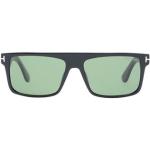 Schwarze Tom Ford Rechteckige Rechteckige Sonnenbrillen aus Kunststoff für Herren 