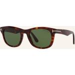 Grüne Tom Ford Rechteckige Rechteckige Sonnenbrillen aus Kunststoff für Herren 