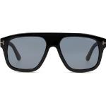 Schwarze Tom Ford Rechteckige Sonnenbrillen aus Kunststoff für Herren 