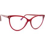 Dunkelbraune Tom Ford Brillenfassungen für Damen 