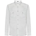 Reduzierte Weiße Tom Ford Herrenwesternhemden & Herrenwesternblusen aus Baumwolle Größe XL 