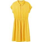 Reduzierte Gelbe Unifarbene Joules Midi V-Ausschnitt Midikleider & knielange Kleider aus Baumwolle für Damen für den für den Herbst 