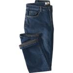 Blaue Unifarbene Casual Atmungsaktive Tom Ramsey Jeans mit Stickerei mit Reißverschluss aus Denim für Damen Größe 3 XL 