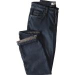 Dunkelblaue Unifarbene Casual Atmungsaktive Tom Ramsey Jeans mit Stickerei mit Reißverschluss aus Denim für Damen Größe XXL für den für den Winter 
