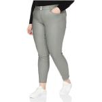 Graue Tom Tailor Alexa Skinny Jeans mit Reißverschluss aus Denim für Damen Größe XS Weite 27, Länge 32 