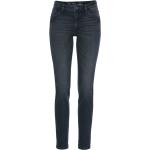 Blaue Tom Tailor Alexa Slim Fit Jeans mit Reißverschluss aus Denim für Damen Größe XS Weite 27, Länge 32 