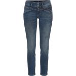 Blaue Tom Tailor Alexa Slim Fit Jeans aus Denim für Damen Weite 32, Länge 30 