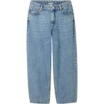 Blaue Baggy Jeans für Kinder aus Denim Größe 134 