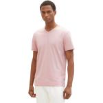 Pinke Kurzärmelige Tom Tailor V-Ausschnitt T-Shirts für Herren Größe XXL 