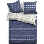 Reduzierte Blaue Tom Tailor Bettwäsche aus Satin 155x220 