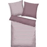 Mauvefarbene Tom Tailor Bettwäsche Sets & Bettwäsche Garnituren aus Renforcé 