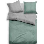 Blaue Moderne Tom Tailor Bettwäsche Sets & Bettwäsche Garnituren mit Reißverschluss aus Flanell trocknergeeignet 
