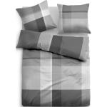 Graue Tom Tailor Bettwäsche Sets & Bettwäsche Garnituren mit Reißverschluss aus Baumwolle trocknergeeignet 
