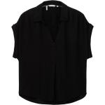 Schwarze Tom Tailor Tunika-Blusen für Damen Größe L 