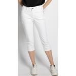 Reduzierte Weiße Unifarbene Tom Tailor Capri-Jeans mit Knopf für Damen Größe XXL - versandkostenfrei 