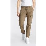 Reduzierte Sandfarbene Business Tom Tailor Business-Hosen aus Baumwolle für Herren Größe 3 XL 