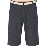 Blaue Unifarbene Casual Tom Tailor Chino-Shorts mit Reißverschluss aus Baumwollmischung für Herren Größe XS für den für den Sommer 