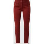 Dunkelrote Tom Tailor Alexa Skinny Jeans mit Reißverschluss für Damen Größe M Weite 38, Länge 28 